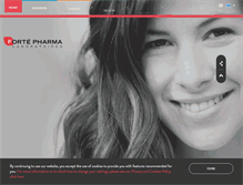 Tablet Screenshot of fortepharma.com